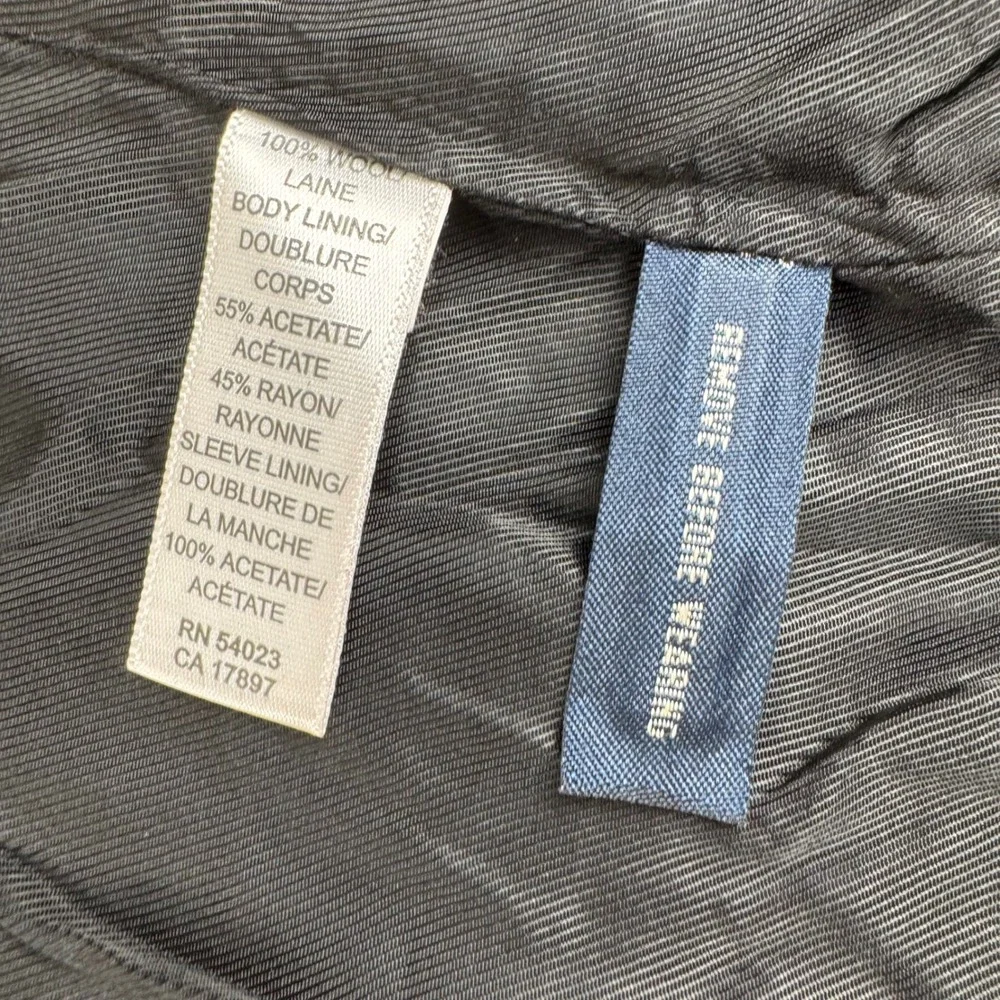 Banana Republic Blazer Mens 42R Grey Modern Fit 100% Wool 3-Button Suit Jacket